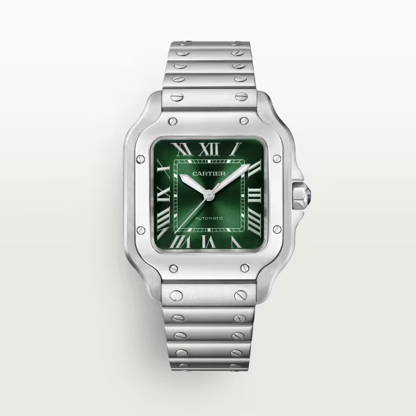 Cartier Santos metal green dial - MQ