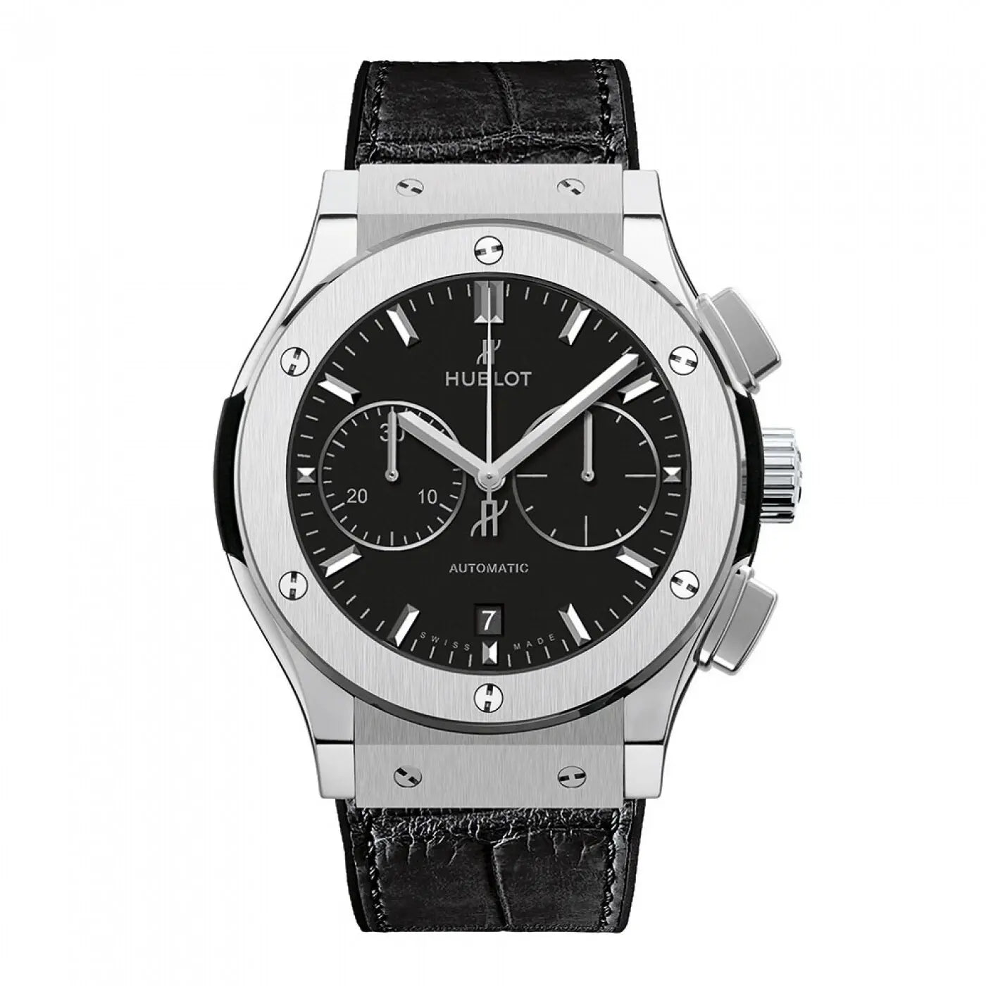HUBLOT CLASSIC FUSION TITANIUM CRONOGRAPH - BLACK RUBBER