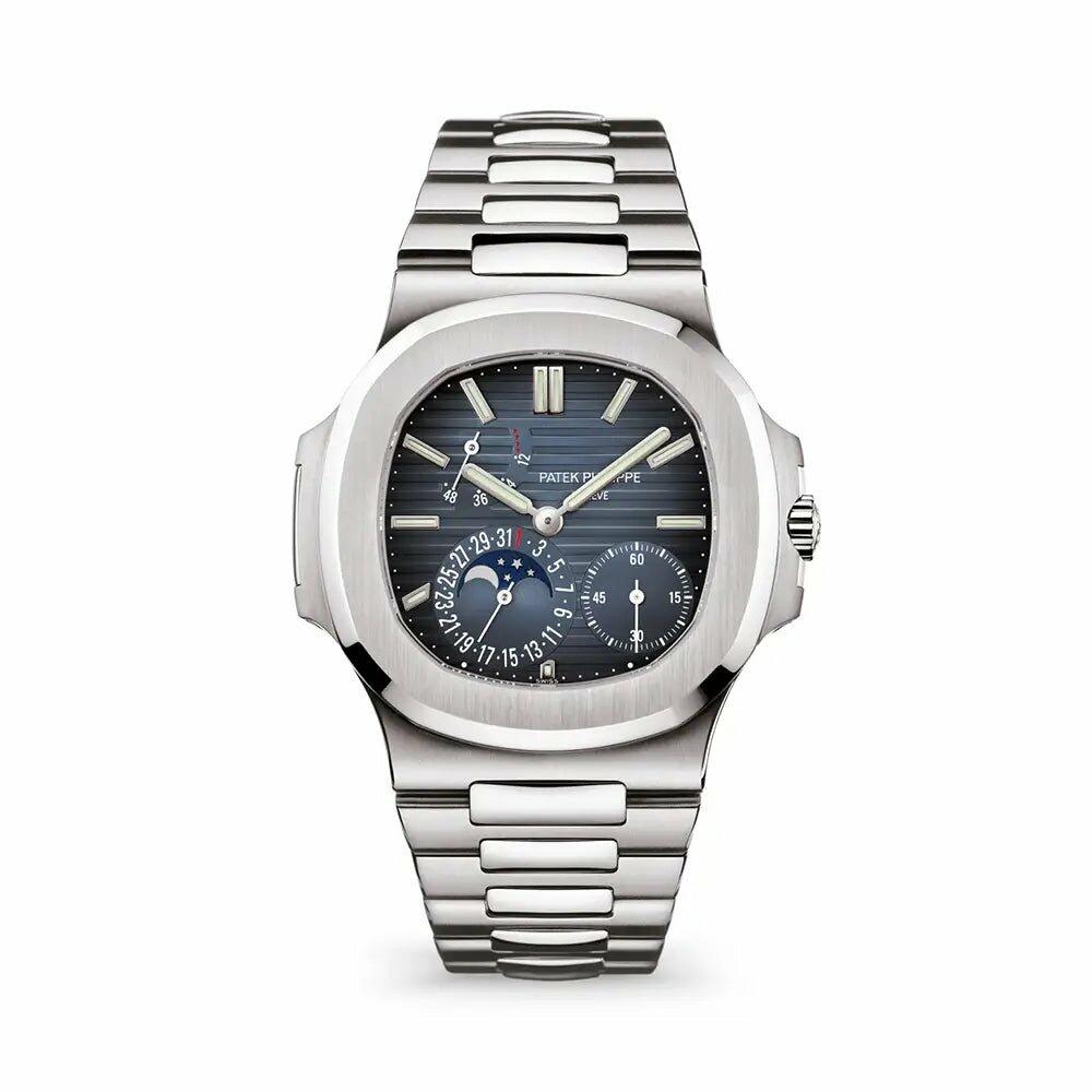 PATEK PHILIPPE NAUTILUS Power Reserve Moon Phase (Navy) - MQ