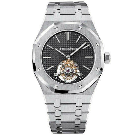 AP Royal Oak TOURBILLON silver (BLACK)