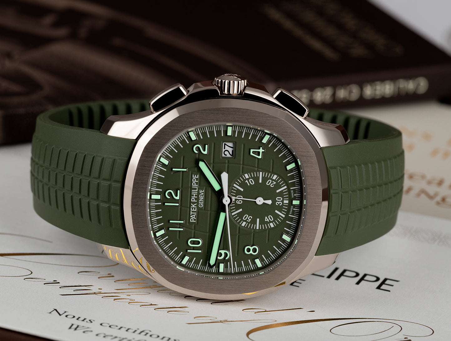 PATEK PHILIPPE AQUANAUT chronograph (green)