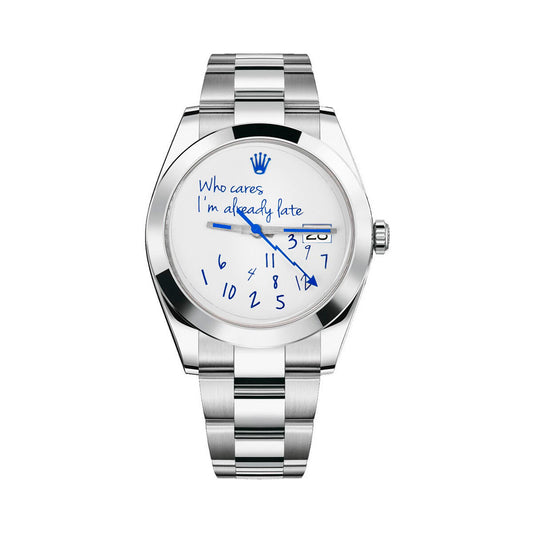 ROLEX NO MATTER TIME - WHITE DIAL - R