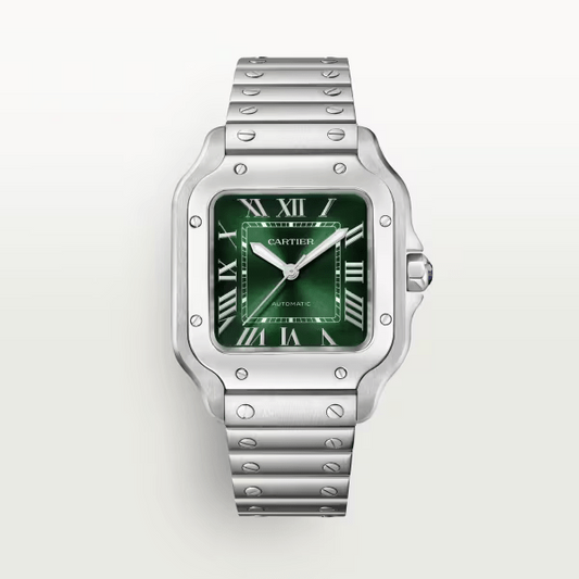 Cartier Santos metal green dial - MQ