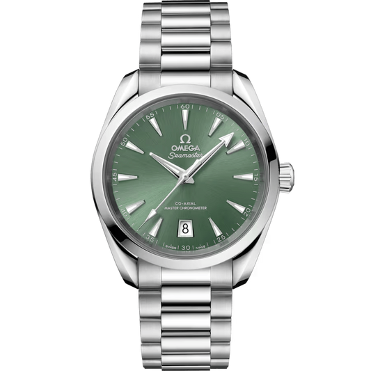 Omega Seamaster Aqua Terra Silver Metal Green DIal