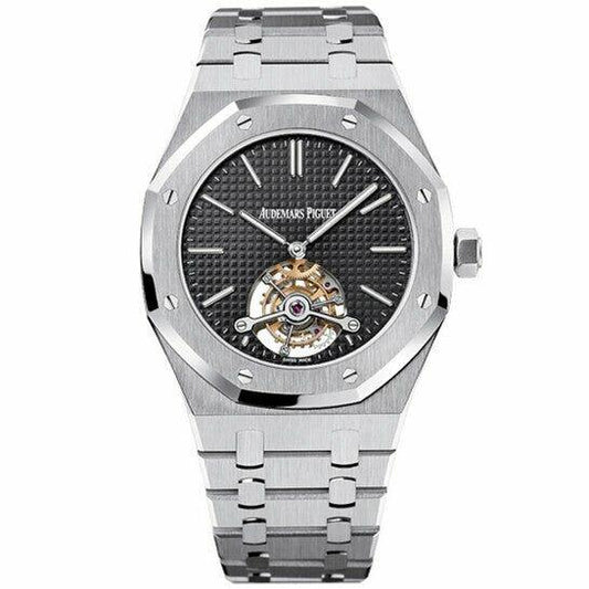 AP Royal Oak TOURBILLON silver (BLACK)